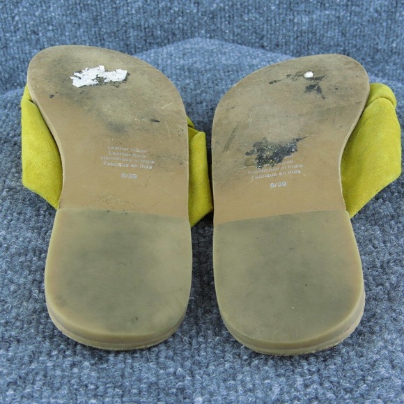 Jeffrey Campbell Women Slide Shoes Brown Leather Slip On Size 8 Medium (B, M)‎ - Picture 5 of 6